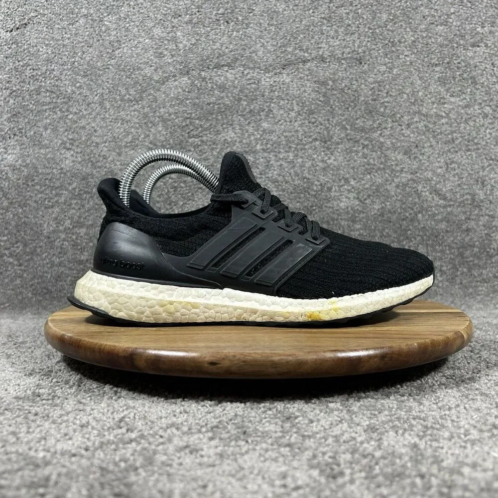 Adidas UltraBoost 4.0 BB6149 Women's Size 7.5 Black Athletic Running Shoes Used